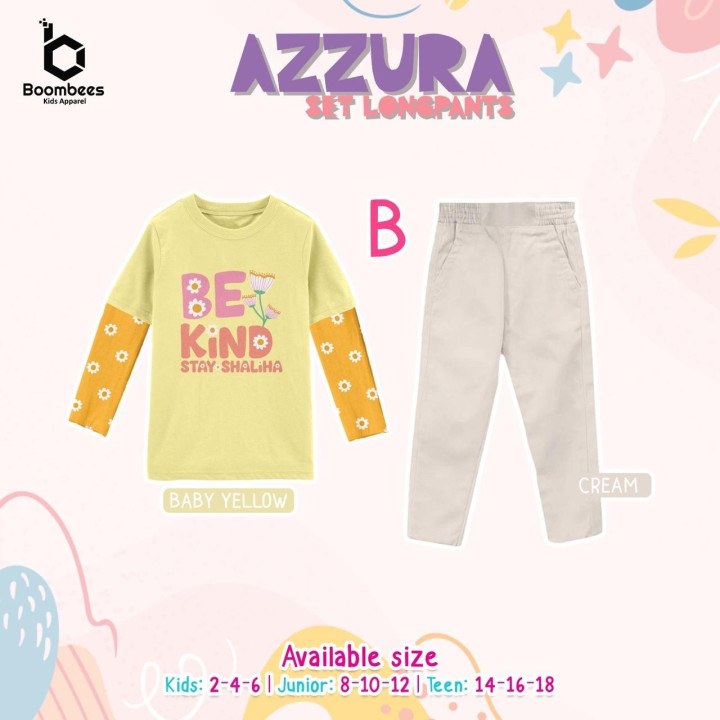 PO AZZURA SET LONGPANTS BY BOOMBEES