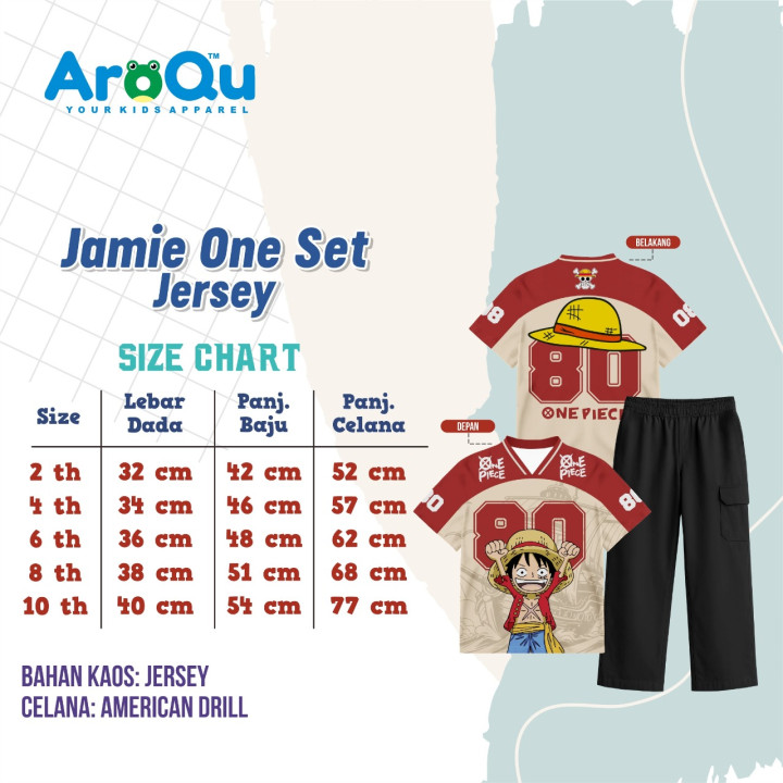PO JAMIE SET JERSEY BY AROQU
