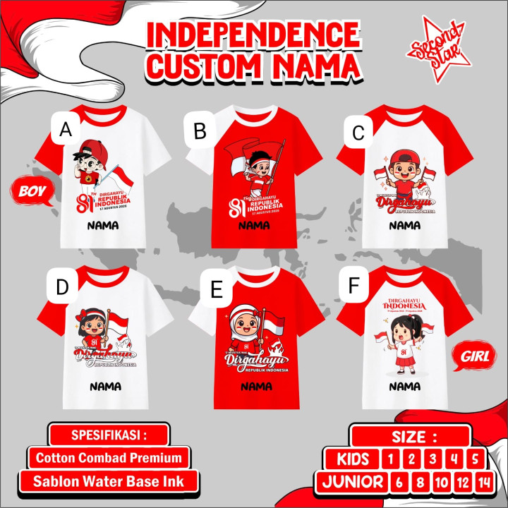 PO SECOND STAR INDEPENDENCE CUSTOM NAMA