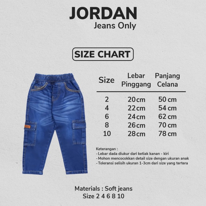 FAST PO JORDAN JEANS 