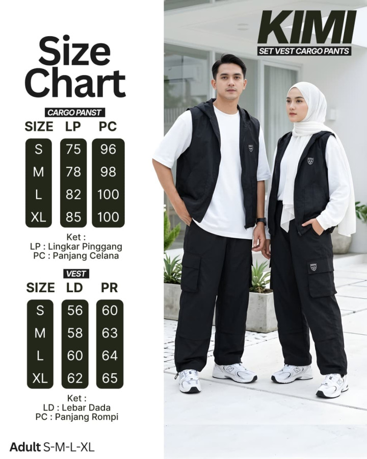 PO KIMI CARGO PANTS ONLY BY UPRIGHT
