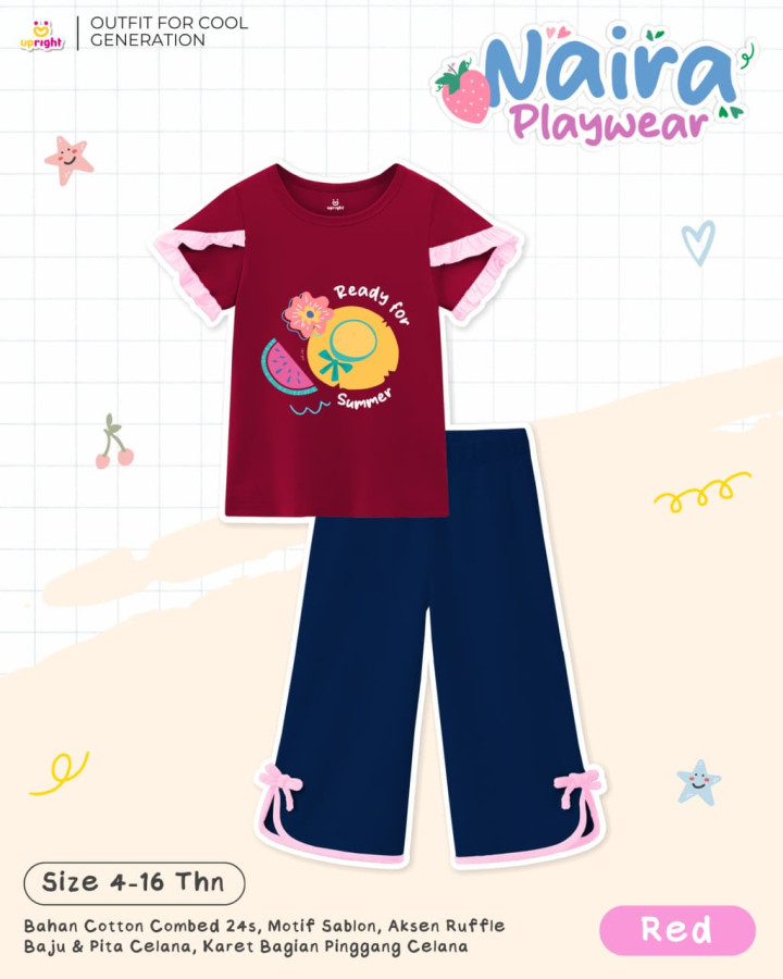 PO NAIRA PLAYWEAR BY UPRIGHT 