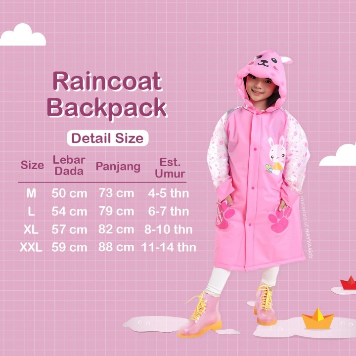 FAST PO RAINCOAT BACKPACK