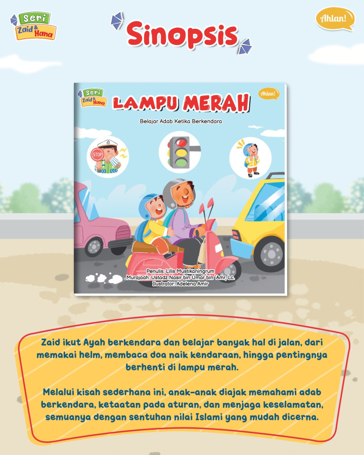 PO BUKU SERI ZAID DAN HANA : 10 BUKU CERITA ADAB ISLAMI ANAK BY AHLAN
