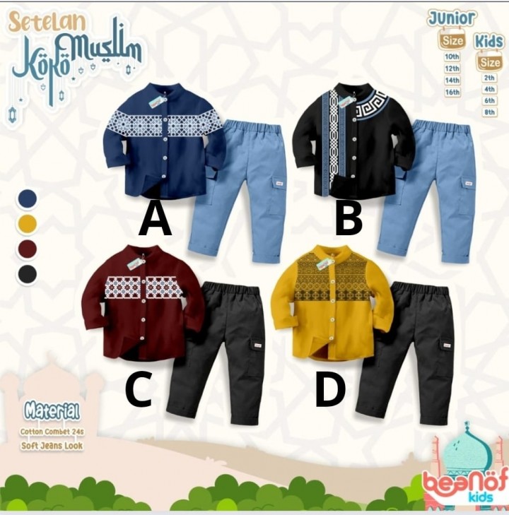 SET KOKO MUSLIM  BY BEANOFKIDS