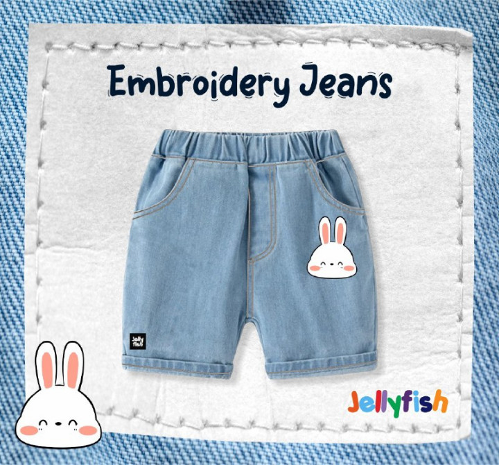 CELANA JEANS PENDEK  BY JELLYFISH