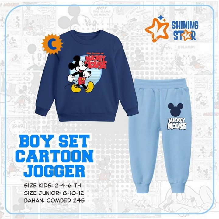 BOY SET CARTOON JOGGER BY SHINING STAR