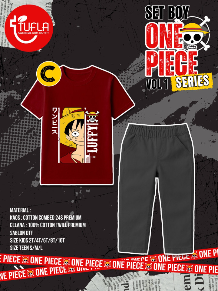 PO SET BOY ONE PIECE SERIES VOL 1 BY TUFLA KIDS