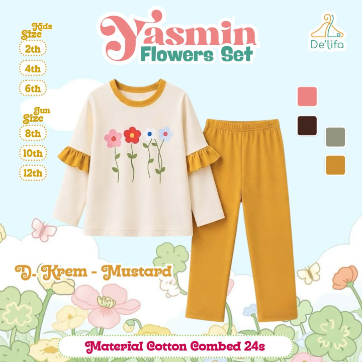 PO YASMINE FLOWER SET BY DELIFA