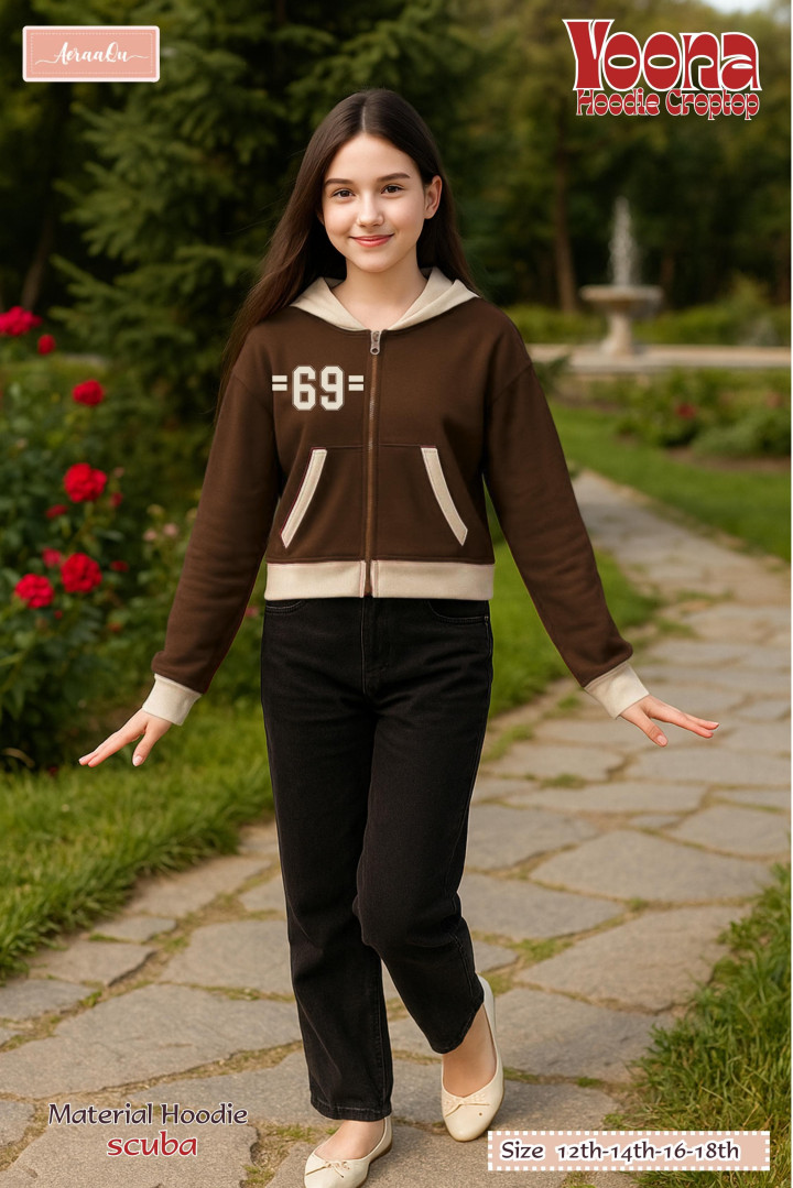 PO YOONA HOODIE CROPTOP BY AERAAQU