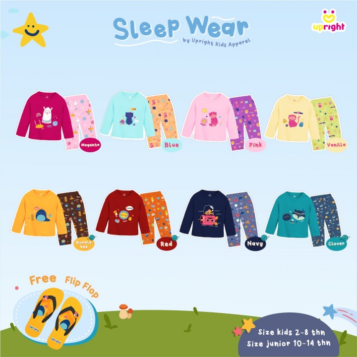 PO SLEEPWEAR BY UPRIGHT KIDS APPAREL 