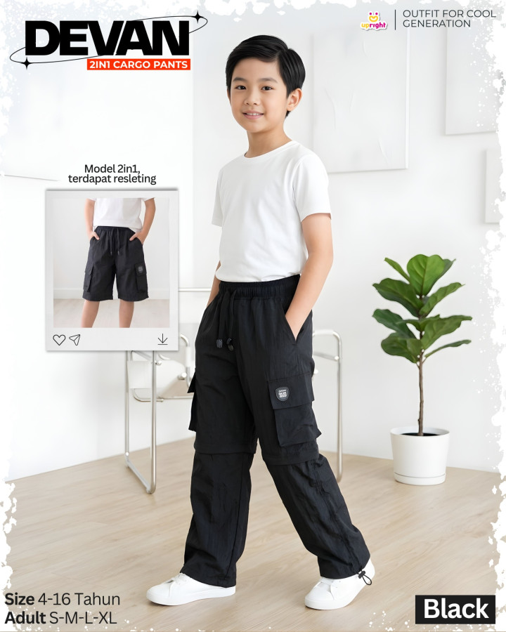 PO DEVAN 2IN1 CARGO PANTS BY UPRIGHT