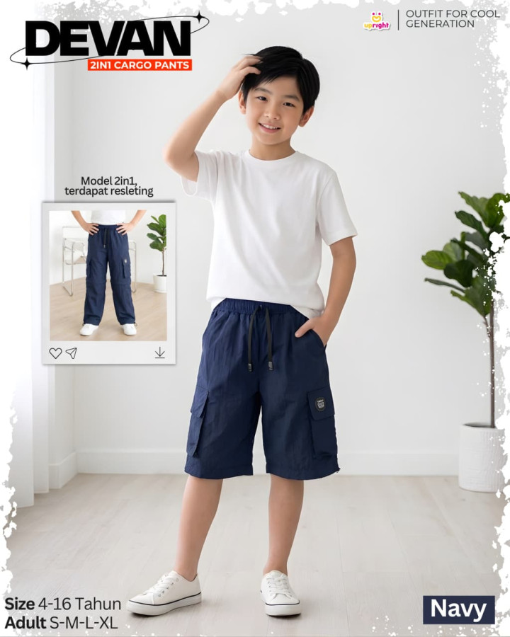 PO DEVAN 2IN1 CARGO PANTS BY UPRIGHT