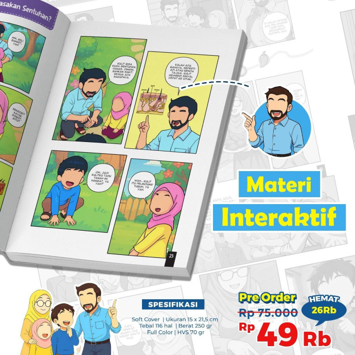 PO KOMIK SAINS ANAK “SERU! AKU TAU INI ITU”