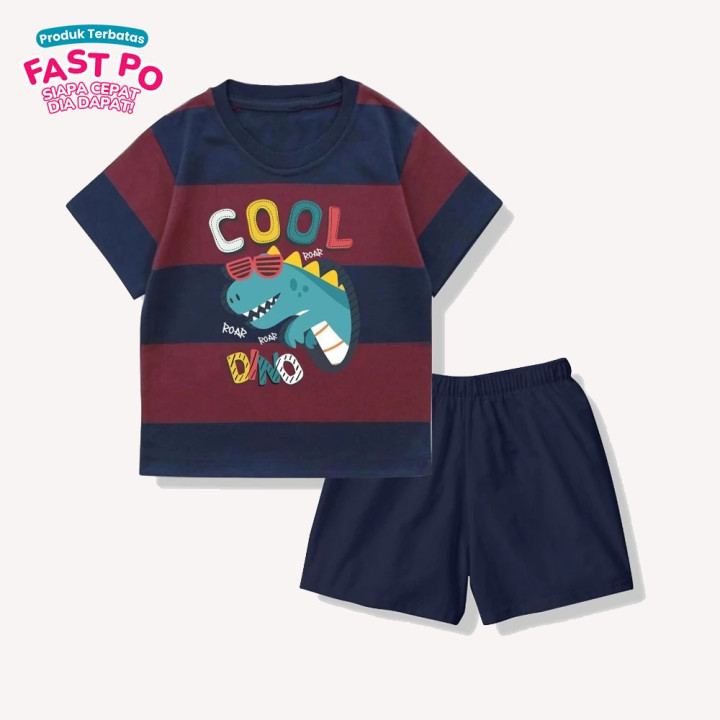FAST PO DINO SALUR SET BOY
