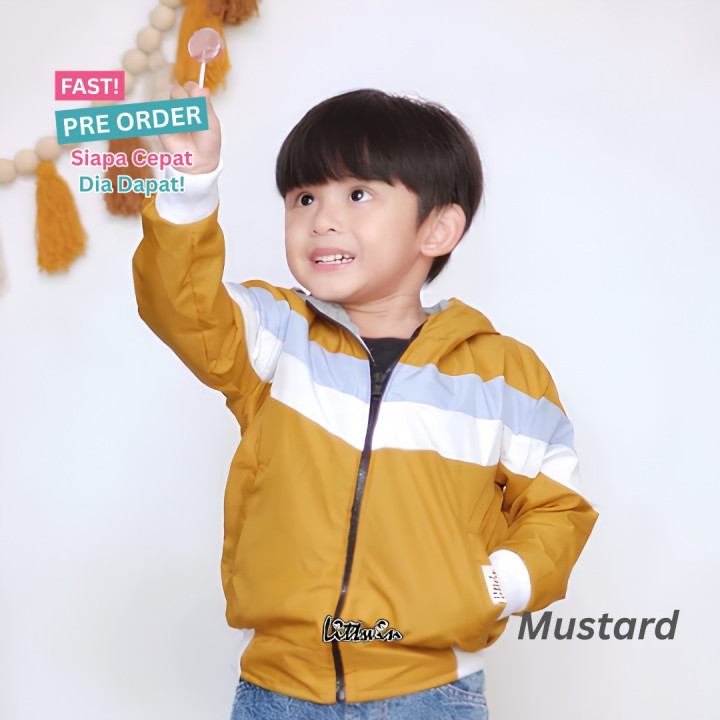 FAST PO TRI TONE JAKET BOMBER KOMBINASI WARNA