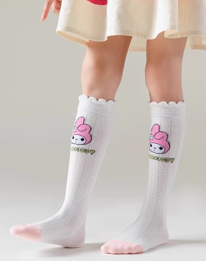 FAST PO MARU COTTON CALF SOCKS - MELODY SERIES