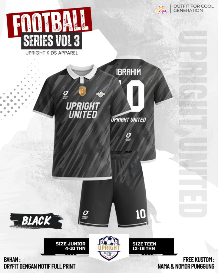 PO FOOTBALL SERIES SET VOL 3 CUSTOM NAME DAN NO PUNGGUNG BY UPRIGHT
