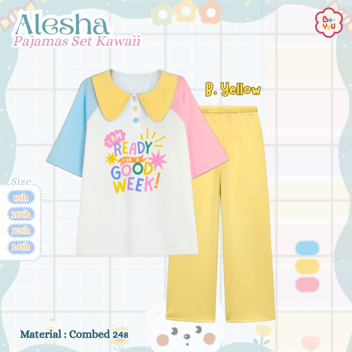 PO ALESHA PAJAMAS SET KAWAII BY BE YOU