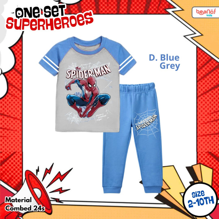 PO ONESET SUPERHERO BY BEANOFKIDS