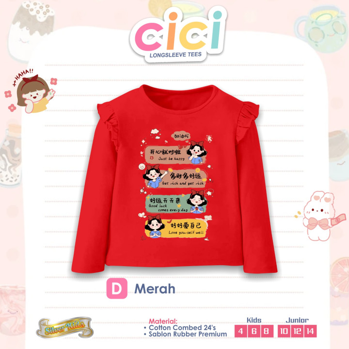 PO CICI LONGSLEEVE TEES BY SILVER KIDS