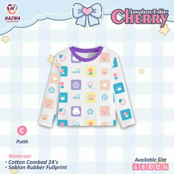 PO T-SHIRT CUTE CHERRY BY HAZWA