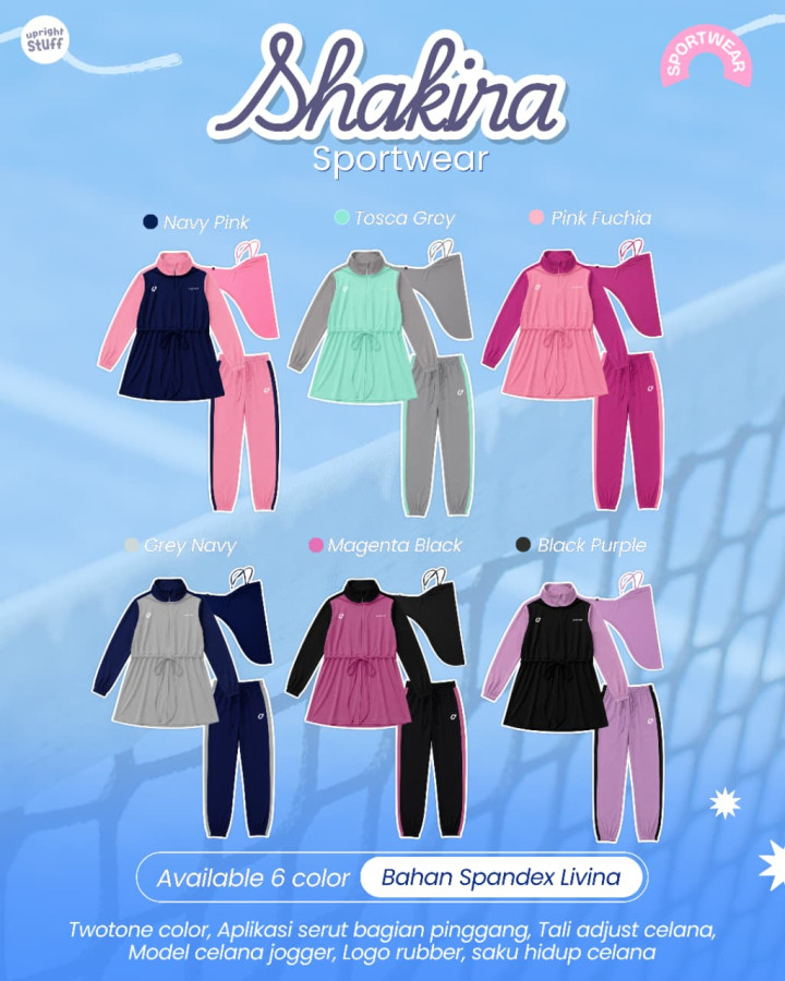 PO SHAKIRA SPORTWEAR BY UPRIGHT