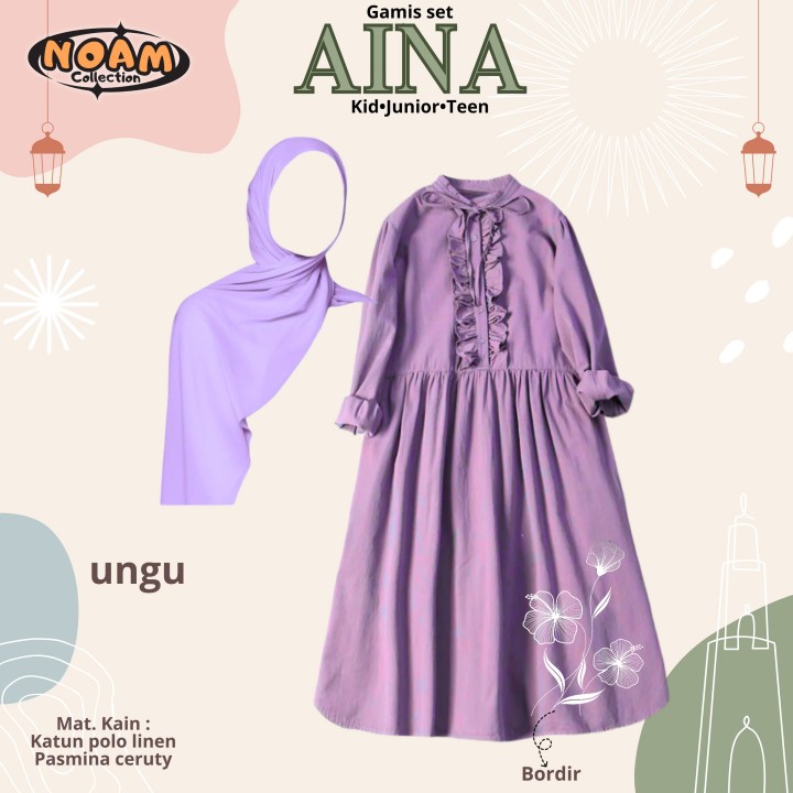 PO AINA SET GAMIS (TEEN) BY NOAM