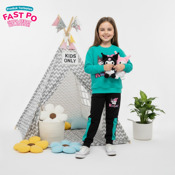 FAST PO SERI 1 KUROMI MELODY BUDDY SET