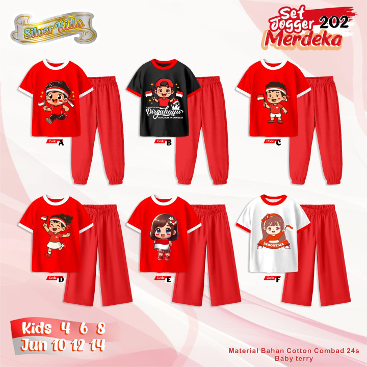 PO SILVERKIDS SETELAN JOGER KULOT 202