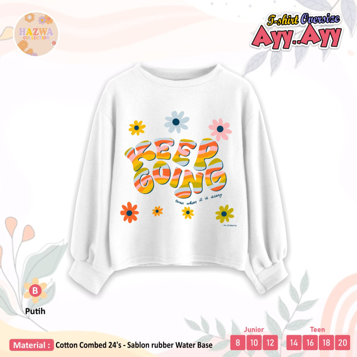 PO TSHIRT OVERSIZE AYY AYY BY HAZWA
