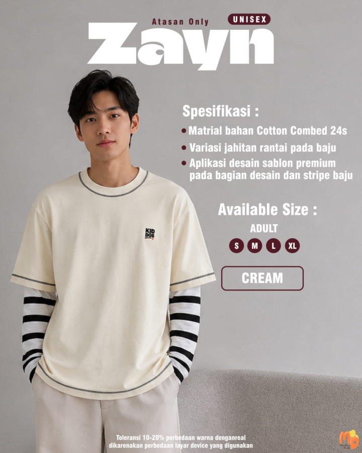 PO TSHIRT ZAYN UNISEX