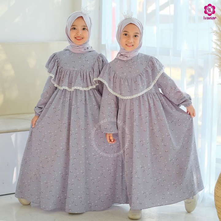 FAST PO NAURA MOM & KIDS LONG DRESS