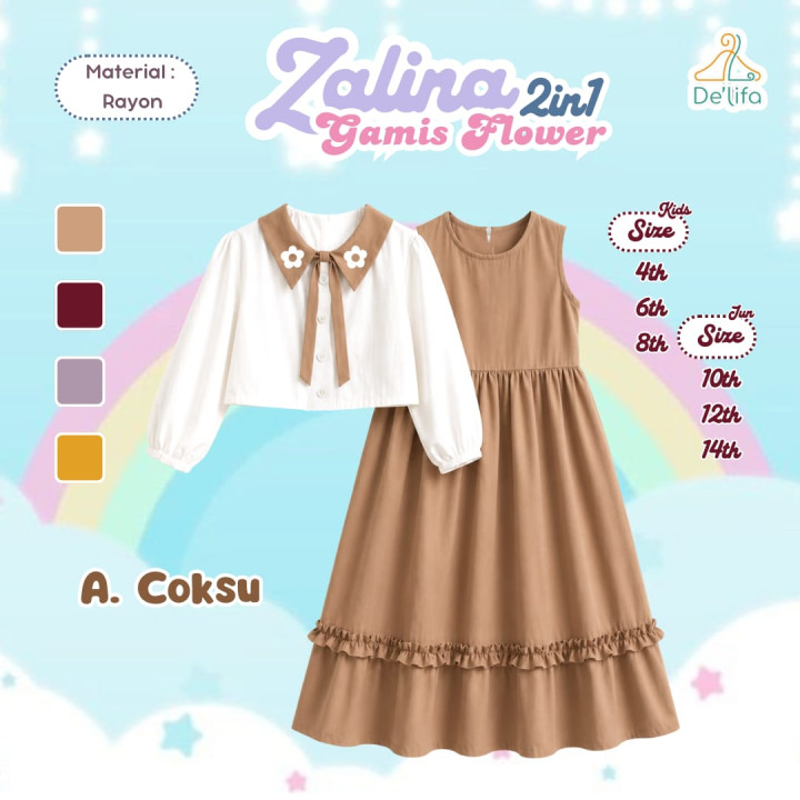 PO ZALINA 2IN1 GAMIS BY DELIFA