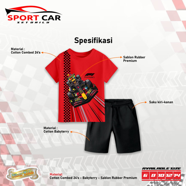 PO ONESET SPORT CAR BY SILVERKIDS