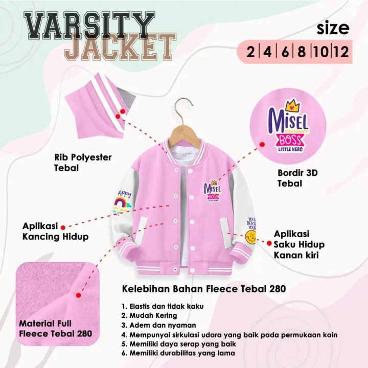 VARSITY JACKET BY LITTLE HERO