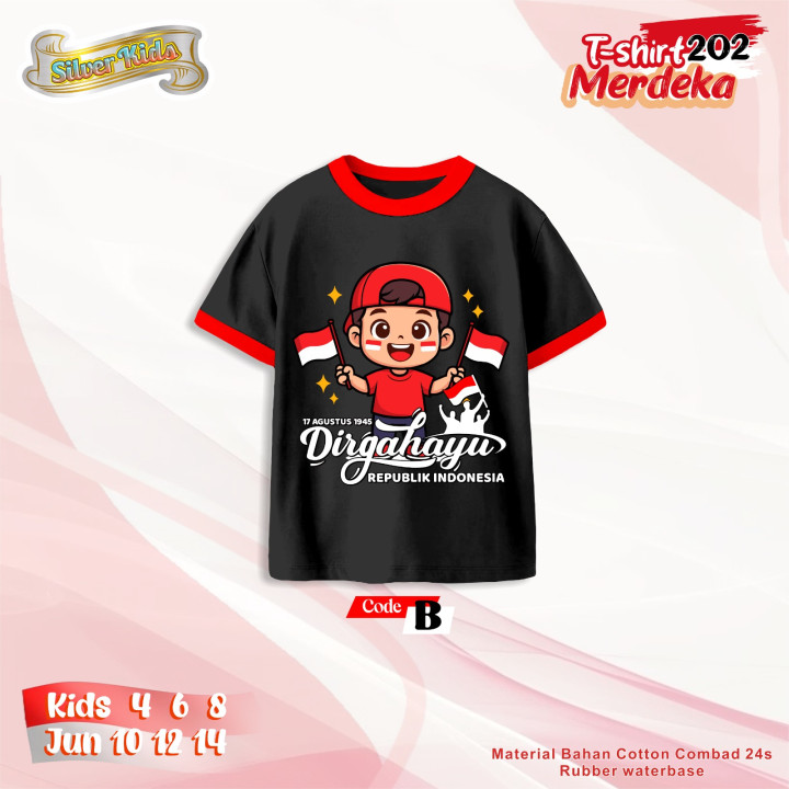PO SILVERKIDS T-SHIRT MERDEKA 202