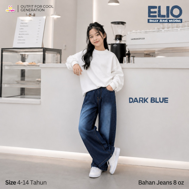 PO ELIO BAGGY JEANS WASHING BY UPRIGHT