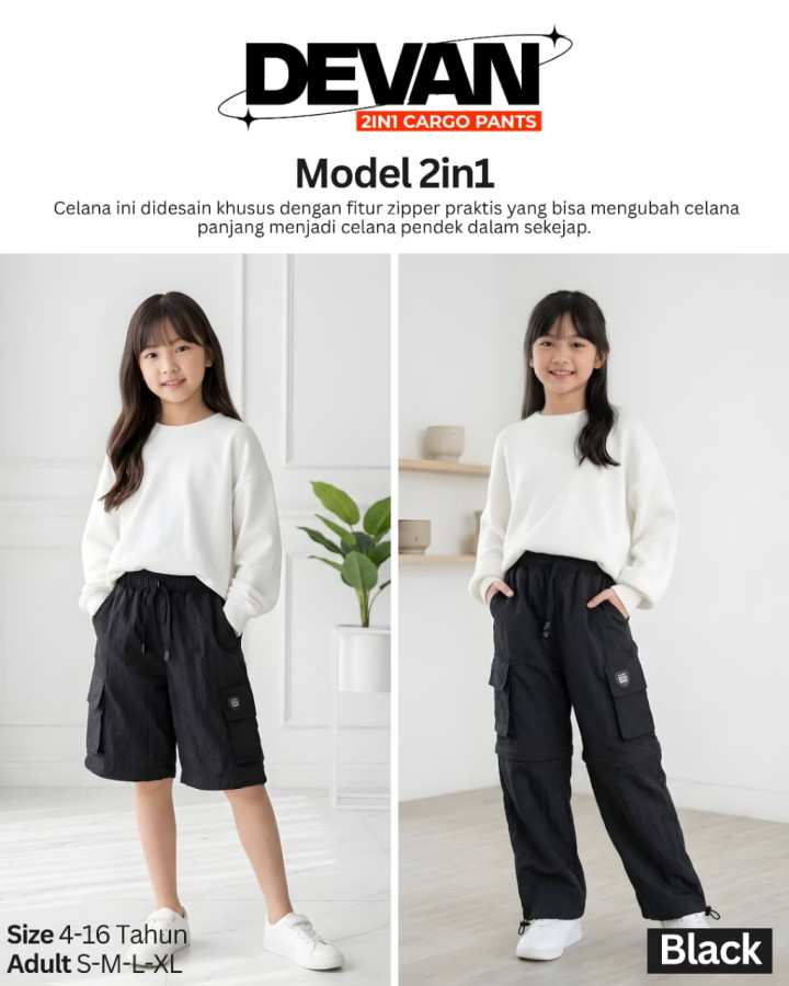 PO DEVAN 2IN1 CARGO PANTS BY UPRIGHT