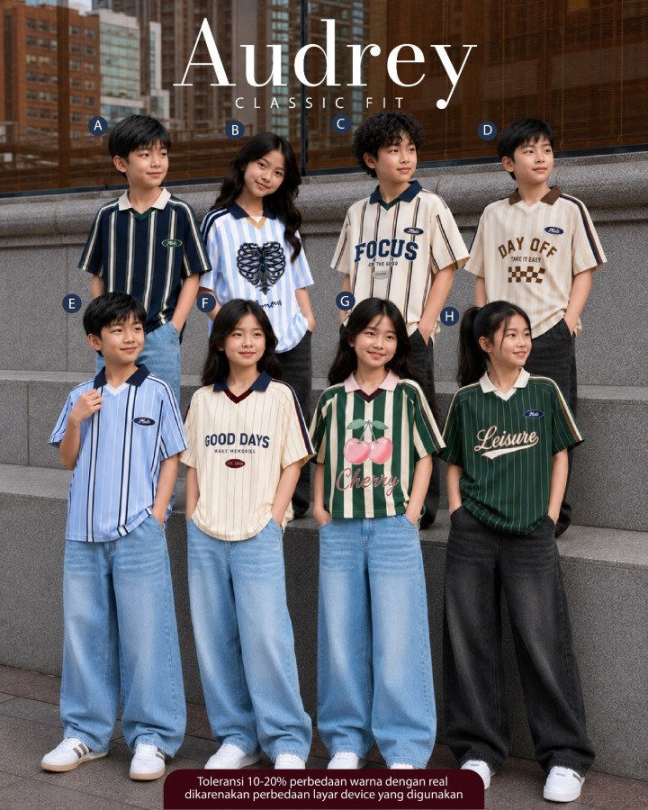 PO ONESET JERSEY AUDREY SPORTY CUSTOM NAMA BY MASTER KIDDOS