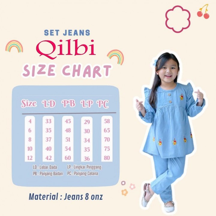 FAST PO SET JEANS QILBI