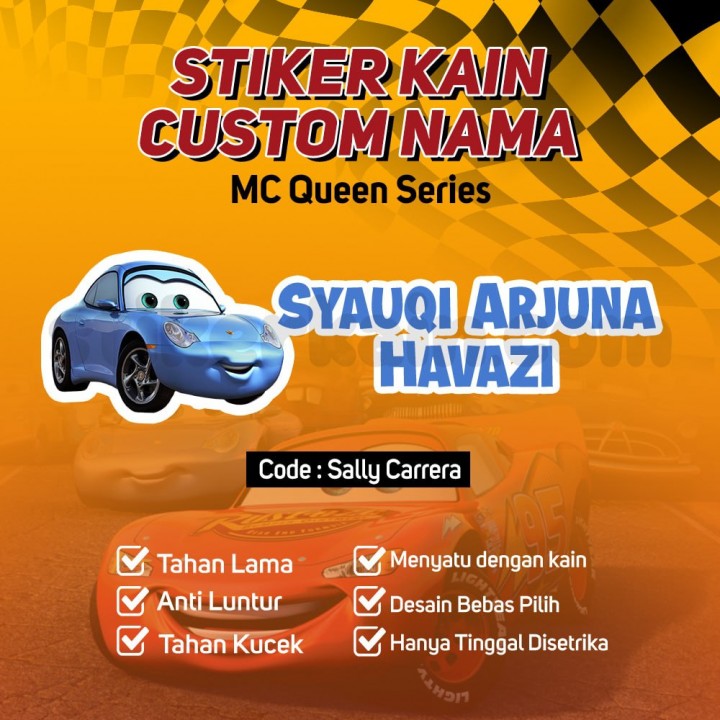 PO STIKER KAIN MC QUEEN CARS VOL 1 MGL