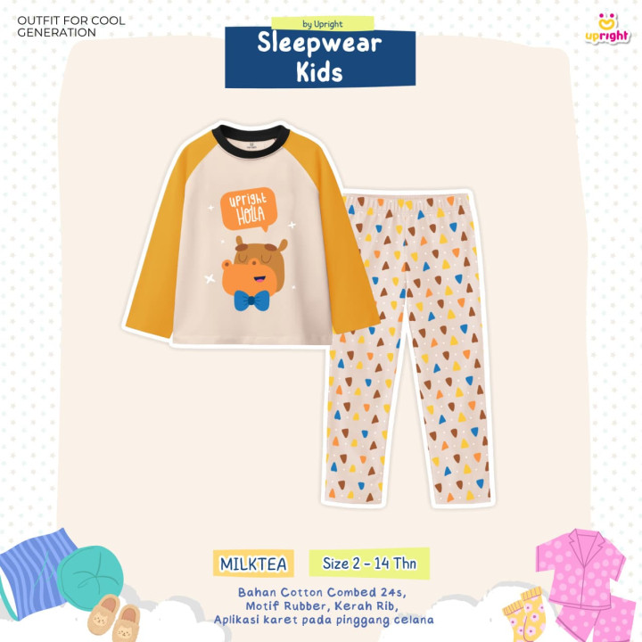 PO SLEEPWEAR KIDS BY UPRIGHT 