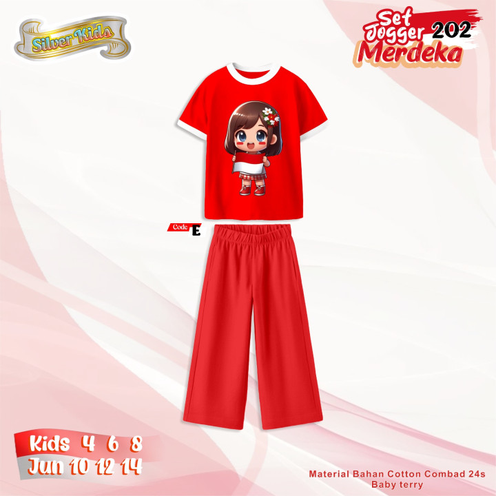 PO SILVERKIDS SETELAN JOGER KULOT 202