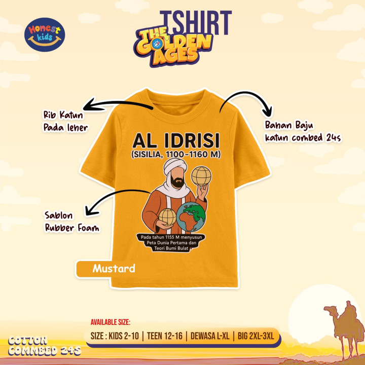PO T-SHIRT THE GOLDEN AGES SERIES (KIDS & TEN) BY HONESTKIDS