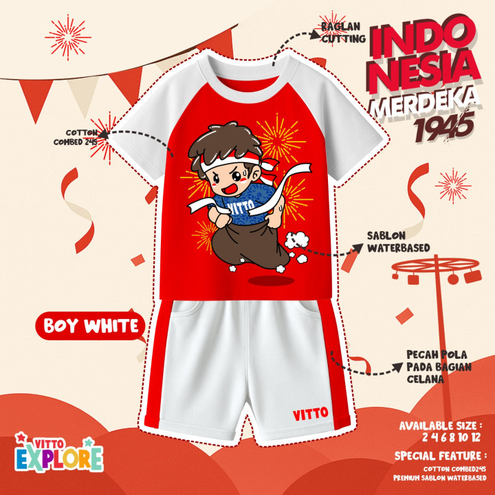 PO SET INDONESIA MERDEKA BY VITTO EXPLORE