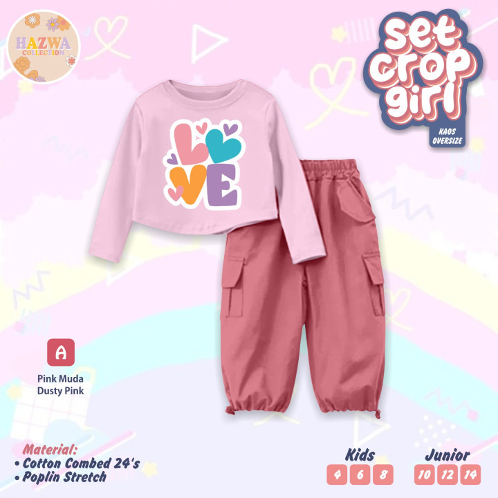 PO SET CROP GIRL BY HAZWA
