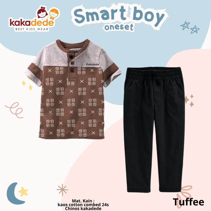 PO SMART BOY ONESET (TEEN) BY KAKADEDE