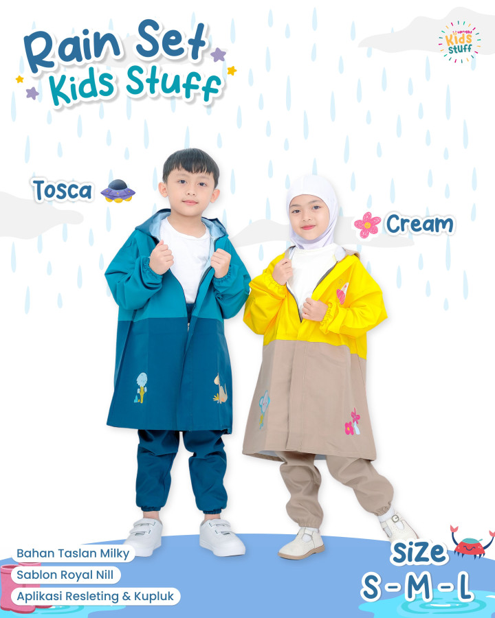 PO RAIN SET BY UPRIGHT KIDS STUFF