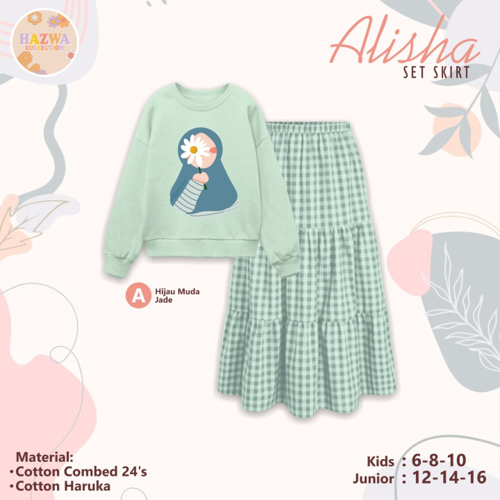 PO SET SKIRT ALISHA BY HAZWA